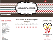 Tablet Screenshot of munchkyms.com